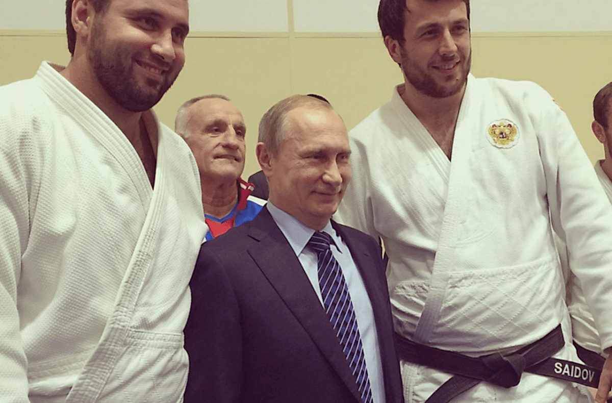 В.В. Путин в Центре олимпийской подготовки по дзюдо